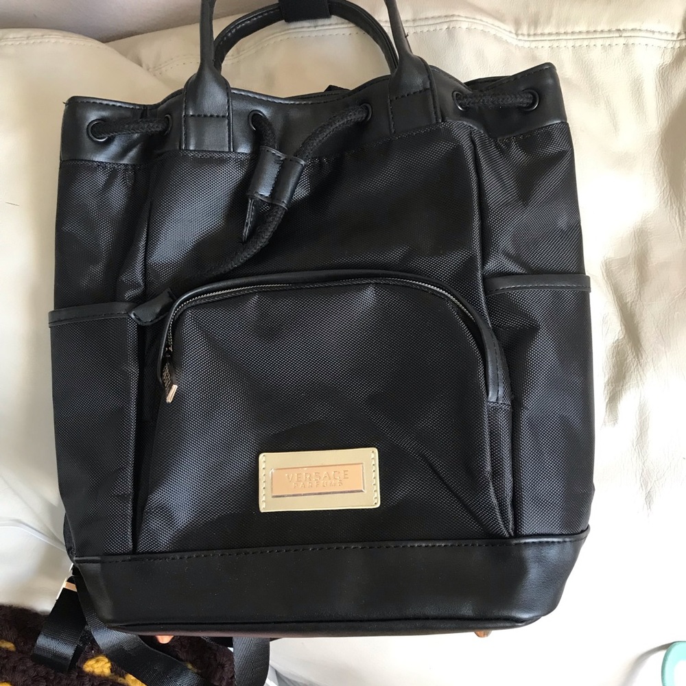 Versace Parfums Backpack Drawstring Bag AUTHENTIC - Picture 7 of 8
